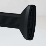 Easy roll black βραχίονας μπάνιου γωνιακός Sealskin - Image 10