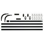 Easy roll black βραχίονας μπάνιου γωνιακός Sealskin - Image 11