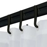 Easy roll hooks 12 pcs black κρίκοι κουρτίνας μπάνιου Sealskin - Image 3