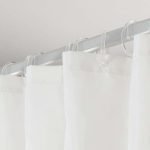 Flow 180x200 black κουρτίνα μπάνιου υφασμάτινη Sealskin - Image 2