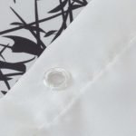 Flow 180x200 black κουρτίνα μπάνιου υφασμάτινη Sealskin - Image 3