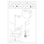 Tube 3rd version black σταντ χαρτιού υγείας + πιγκάλ Sealskin - Image 8