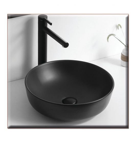 81-8428 SOLANTE-3 420*420*140 ΝΙΠΤΗΡΑΣ ΜΑΤΤ BLACK - Image 1