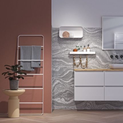 Brix white σκάλα κρεμάστρα επιδαπέδια Sealskin