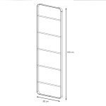 Brix white σκάλα κρεμάστρα επιδαπέδια Sealskin - Image 6