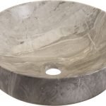 SOLANTE-1 420*420*140 ΝΙΠΤΗΡΑΣ  DECOR GREY-DARK  ΜΑΡΜΑΡΟ