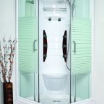 DETRA ΚΑΜΠΙΝΑ 90Χ90Χ200 ΠΛΗΡΗΣ ΛΕΥΚΟ ΚΡΥΣΤΑΛΟ ΔΙΑΦΑΝΟ