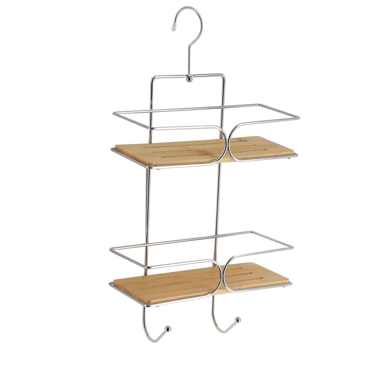 9099-1 Ραφιέρα κρεμαστή με 2 ράφια bamboo. - Image 1