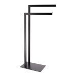 Βάση μεταλλική με 2 βραχίονες μαύρη.