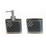 Σετ dispenser και ποτηροθήκη με στρασάκι