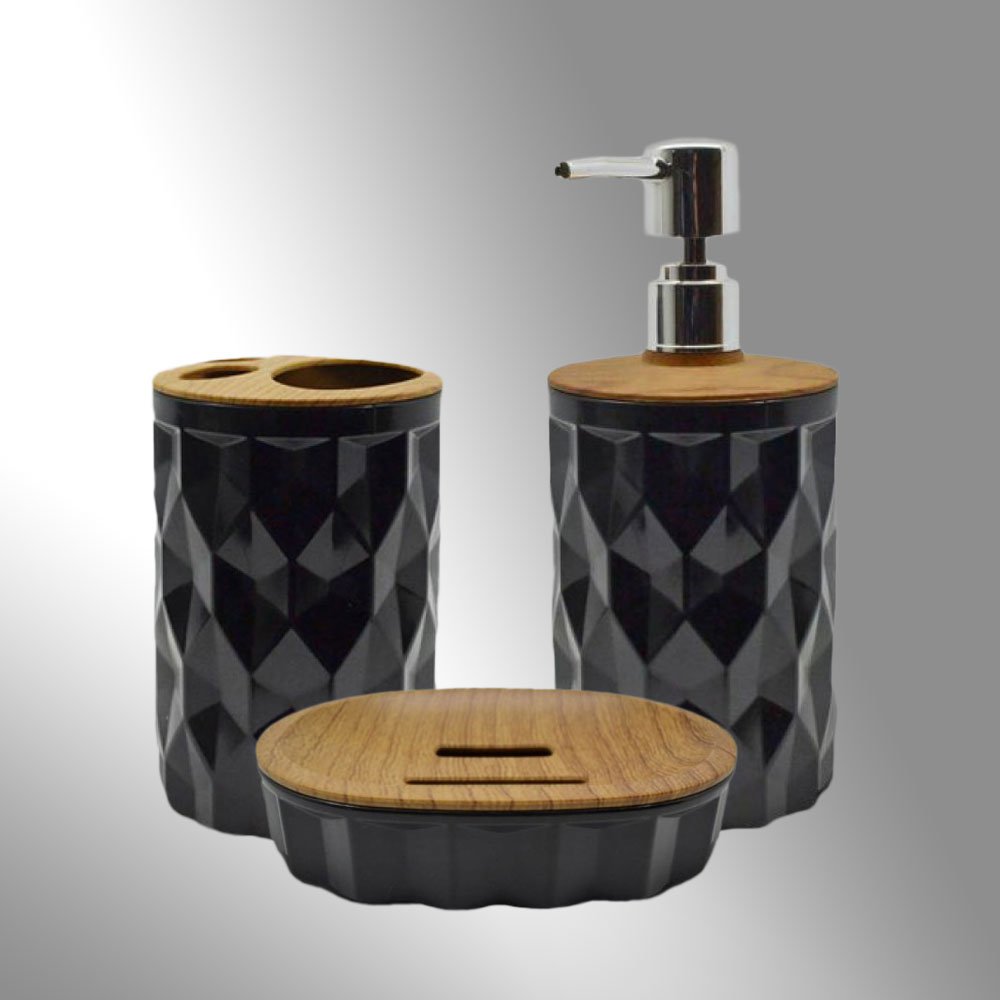 bathroom-accessory-set-201323-3pcs-8414-1-1 ΣΕΤ ΜΠΑΝΙΟΥ ΠΛΑΣΤΙΚΟ 3ΤΕΜ 201323 - Image 1