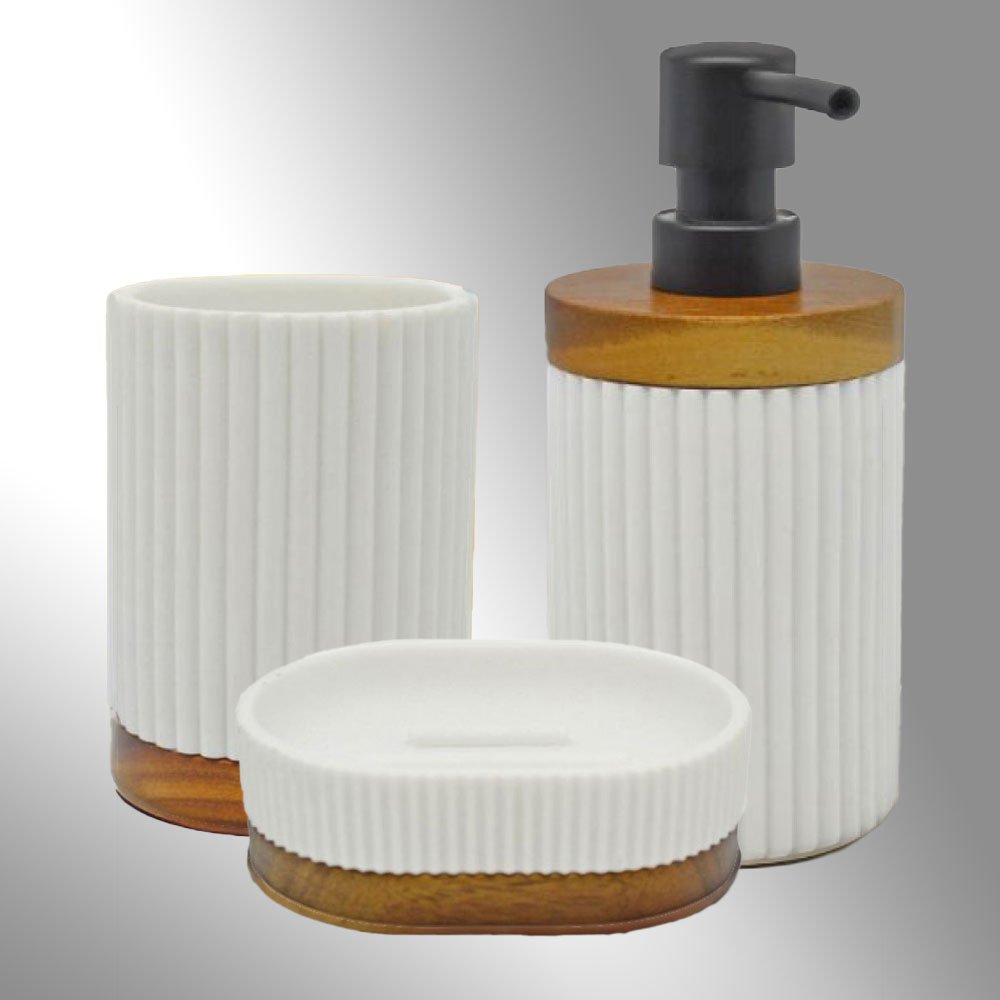 dispenser-polyesteriko-202397-1000x1000set ΣΕΤ ΜΠΑΝΙΟΥ ΠΛΑΣΤΙΚΟ 3ΤΕΜ 202397 - Image 1