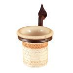 Θήκη ποτηριού σφυρήλατη No 321 με κεραμικό ποτήρι.