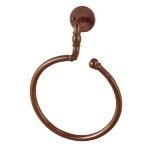 Σφυρηλατημένο δαχτυλίδι χειρός για πετσέτες No 344 σε σκουριά.