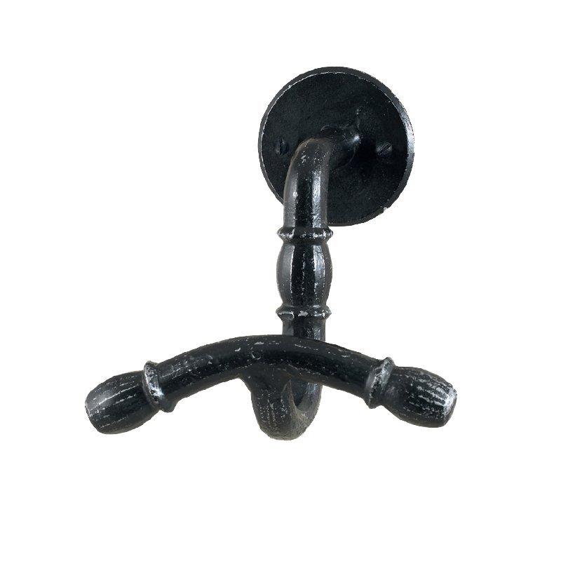 ill banio (18) Γάντζος κρεμάστρας σφυρήλατος No 351 σε μάυρο. - Image 1