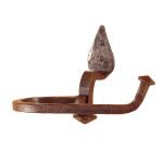 Σφυρηλατημενή θήκη ρολού τουαλέτας No 325 σε σκουριά.