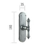 Ιταλικής κατασκευής λαβή για παράθυρα 317 μαυρο - Image 2