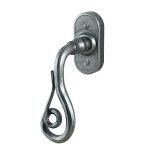 Ιταλικής κατασκευής λαβή για παράθυρα 371 αντικέ ασημί