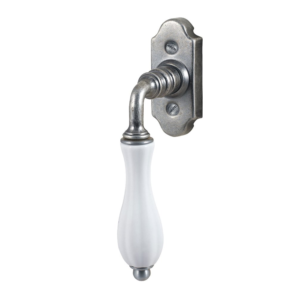 ill gryl 30-5-22 (96) Ιταλικής κατασκευής λαβή για παράθυρα 383 αντικέ ασημί - Image 1