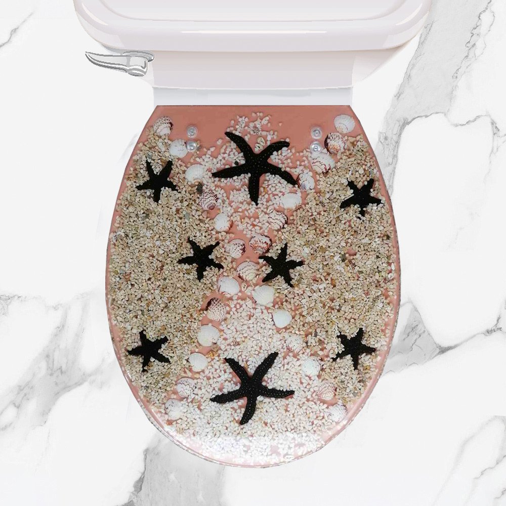 kapaki-wc-blackstarfish-36x43-8106-1 ΚΑΠΑΚΙ WC BlackStarfish 36(φ)x43(μ) - Image 1