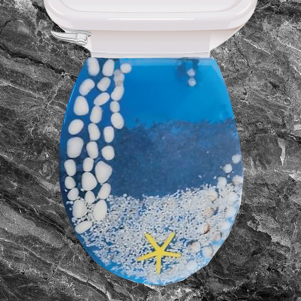 kapaki-wc-falling-pebbles-8048 ΚΑΠΑΚΙ WC FALLING PEBBLES 43X36 - Image 1