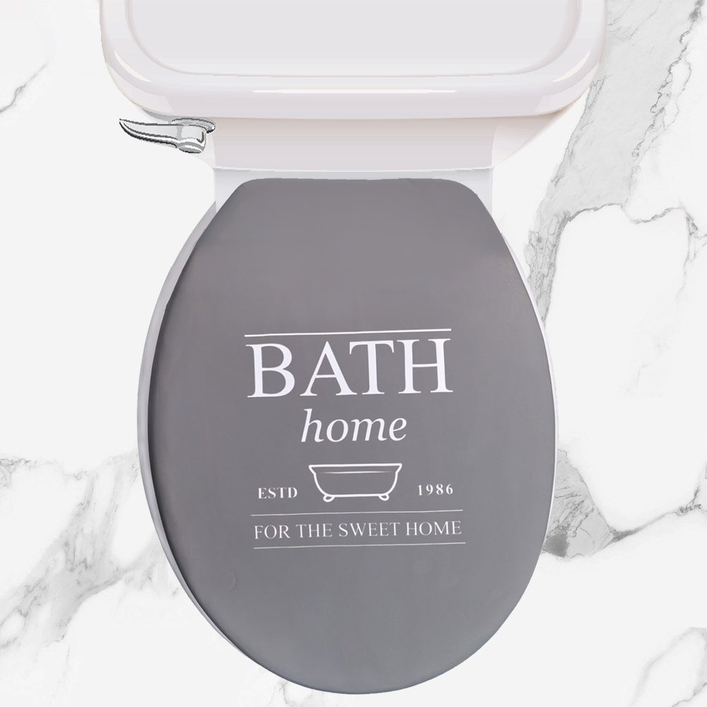 kapaki-wc-malako-sl8118-gri-8118grey-bg ΚΑΠΑΚΙ WC ΜΑΛΑΚΟ SL8118 ΓΚΡΙ 40x35cm - Image 1