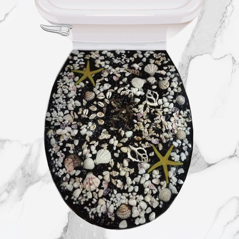 kapaki-wc-sea-horse-8036 ΚΑΠΑΚΙ WC SEAHORSE SHELLS 36(φ)x43(μ) ΚΑΦΕ - Image 1