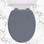 ΚΑΠΑΚΙ WC SOLID MDF 37,2(Φ)x45,5(Μ) ΓΚΡΙ