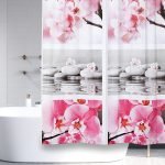 ΚΟΥΡΤΙΝΑ ΜΠΑΝΙΟΥ PEVA SereneBlossom 180(Μ)X180(Υ)