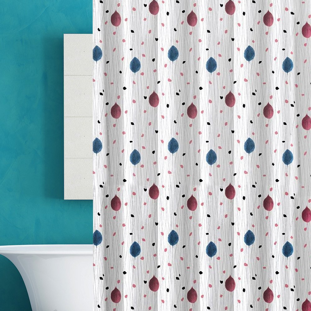 kourtina-mpaniou-plastiki-autumnleaves-180x180-8080 ΚΟΥΡΤΙΝΑ ΜΠΑΝΙΟΥ PEVA AutumnLeaves 180(Μ)X180(Υ) - Image 1