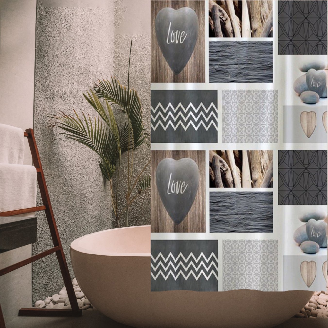 kourtina-mpaniou-plastiki-peva-sl655-180-180-200274 ΚΟΥΡΤΙΝΑ ΜΠΑΝΙΟΥ ΠΛΑΣΤΙΚΗ PEVA REALLOVE 180(Μ)X180(Υ) - Image 1