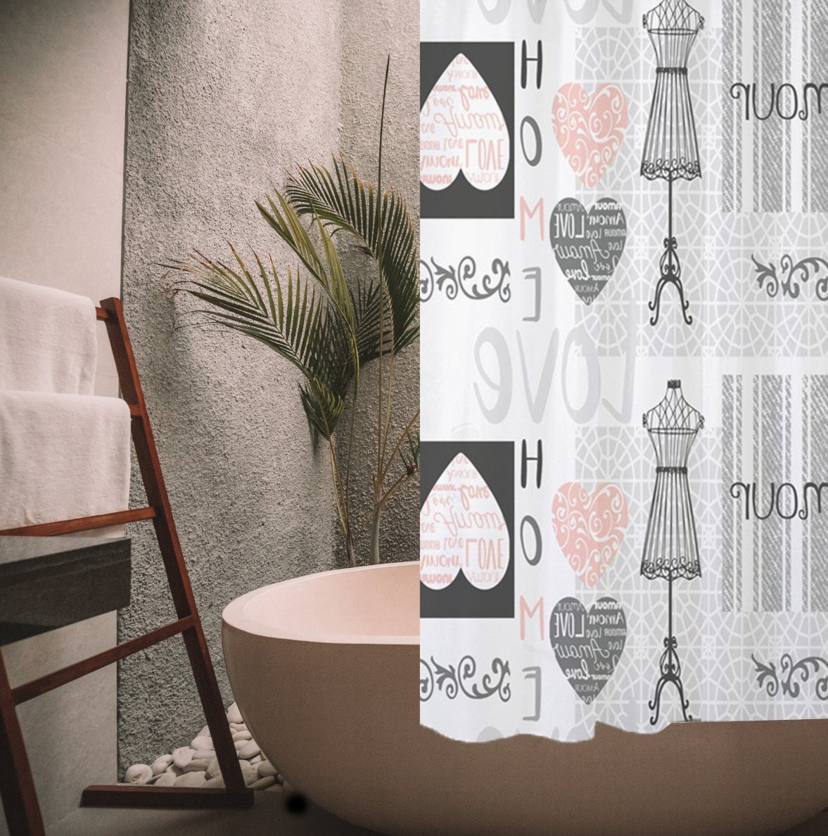 kourtina-mpaniou-plastiki-peva-sl657-180-200-200276 ΚΟΥΡΤΙΝΑ ΜΠΑΝΙΟΥ ΠΛΑΣΤΙΚΗ PEVA SHELF 180(Μ)X180(Υ) - Image 1