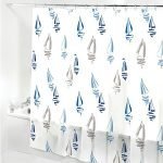 ΚΟΥΡΤΙΝΑ ΜΠΑΝΙΟΥ PEVA SailingBoats 180(Μ)X180(Υ)