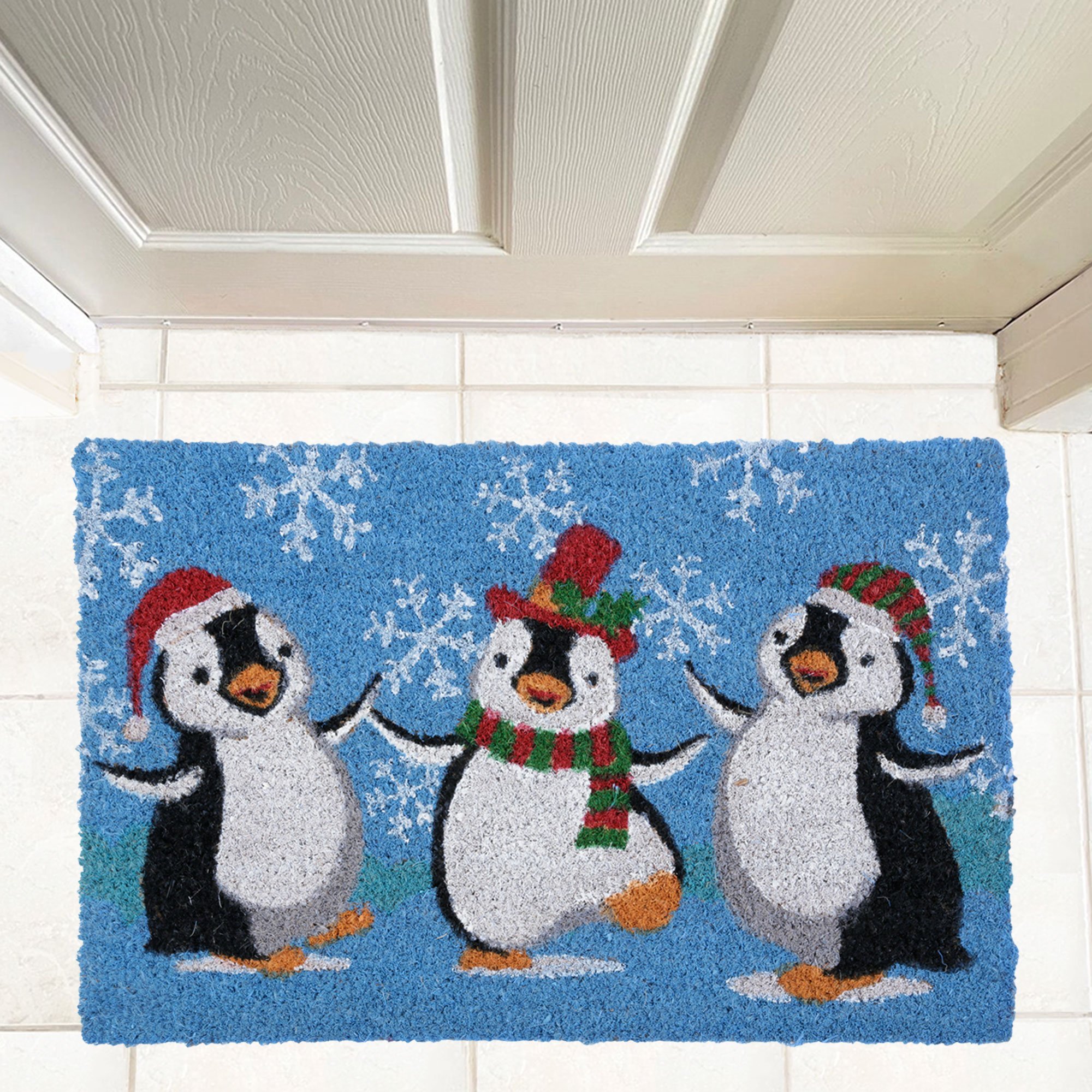 pataki-eisodou-penguin-christmas-40x60-202483 ΠΑΤΑΚΙ ΕΙΣΟΔΟΥ PENGUIN CHRISTMAS 40X60 - Image 1