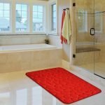 ΠΑΤΑΚΙ ΜΠΑΝΙΟΥ MEMORY FOAM ΚΟΚΚΙΝΟ 45Χ75