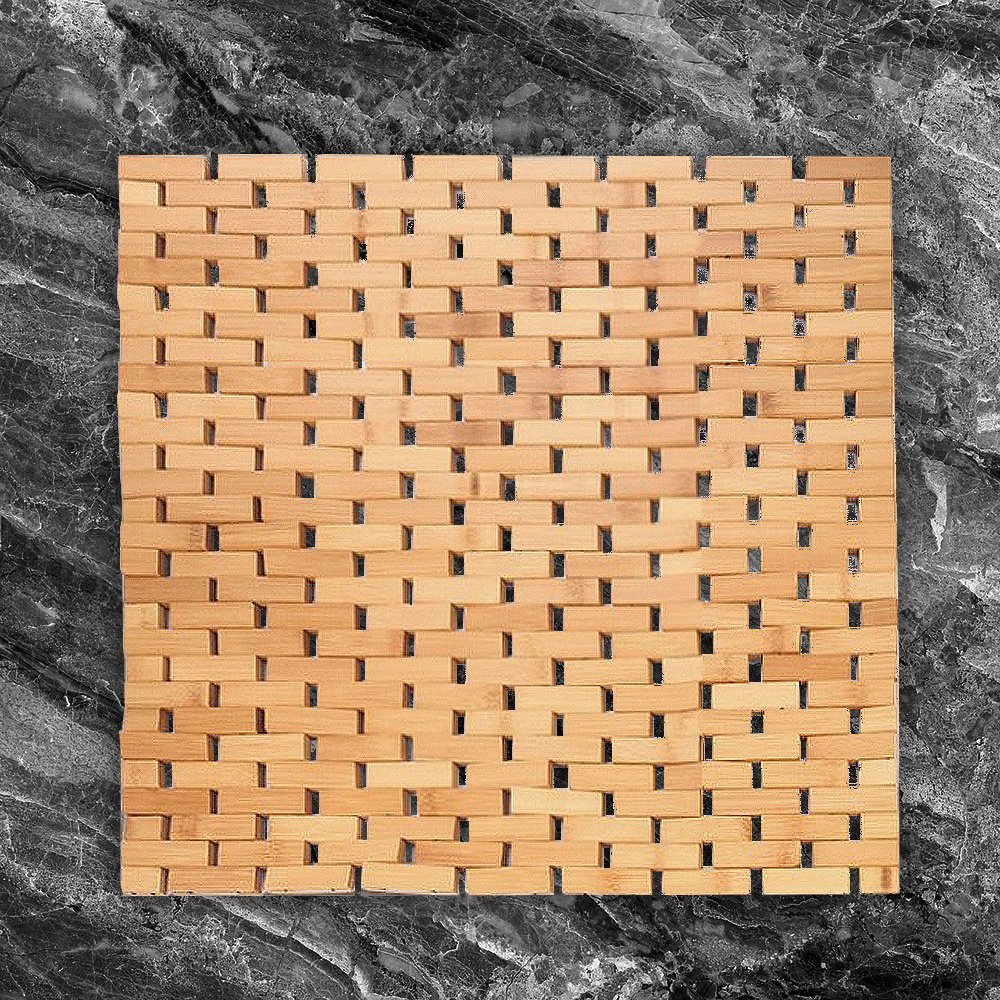 pataki-mpaniou-bamboo-sl8095-45x45-8095 ΠΑΤΑΚΙ ΜΠΑΝΙΟΥ BAMBOO SL8095 45X45 - Image 1