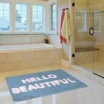 ΠΑΤΑΚΙ ΜΠΑΝΙΟΥ COTTON FINE  50X70 ΜΠΛΕ