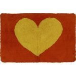 ΠΑΤΑΚΙ ΜΠΑΝΙΟΥ CΟΤΤΟΝ 50Χ80 HΕΑRΤ KOKKINO