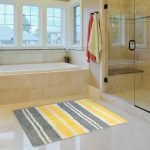 ΠΑΤΑΚΙ ΜΠΑΝΙΟΥ HORIZON LINES ΚΙΤΡΙΝΟ 50X80