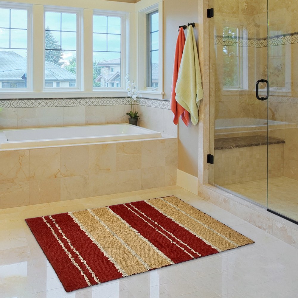 pataki-mpaniou-horizon-lines-50x80-kokkino-1700893red ΠΑΤΑΚΙ ΜΠΑΝΙΟΥ HORIZON LINES ΚΟΚΚΙΝΟ 50X80 - Image 1