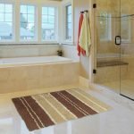 ΠΑΤΑΚΙ ΜΠΑΝΙΟΥ HORIZON LINES ΚΑΦΕ 60X90