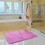 ΠΑΤΑΚΙ ΜΠΑΝΙΟΥ MEMORY FOAM SL1006 ΡΟΖ 50X80