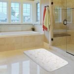 ΠΑΤΑΚΙ ΜΠΑΝΙΟΥ MEMORY FOAM VibrantRoots ΛΕΥΚΟ 40x60cm