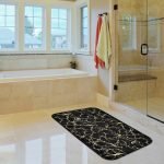 ΠΑΤΑΚΙ ΜΠΑΝΙΟΥ MEMORY FOAM VibrantRoots Μαύρο 40x60cm