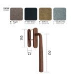 Ιταλική λαβή για συρόμενη πόρτα σε σκουριά Νο 71 - Image 2