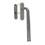 Ιταλική λαβή για συρόμενη πόρτα σε αντικέ ασημί Νο 71