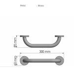 Λαβη μπανιου Χρωμέ Sanco 0300-A03 - Image 2