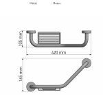 Λαβη μπανιου Χρωμέ Sanco 0402-A03 - Image 3