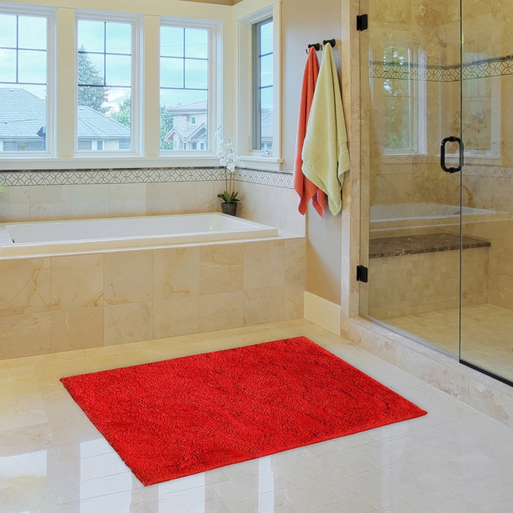 tapeto-mpaniou-ve9048-50-80-1528b ΠΑΤΑKΙ ΜΠΑΝΙΟΥ KOKKINO VΕ-9048 CΟΤΤΟΝ 50Χ80 - Image 1