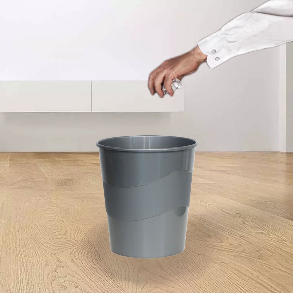 waste-basket-14lt-sl7263-4-7263d ΚΑΛΑΘΙ ΑΧΡΗΣΤΩΝ 14LT SL7263-4 - Image 1